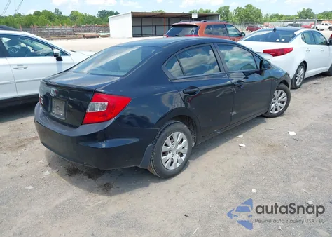 2012 Honda Civic Lx from USA, damaged, VIN 19XFB2F57CE002021